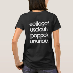 Funny eellogofusciouhipoppokunurie Konstig Ord T Shirt