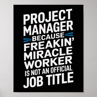 Funny Egendom Manager Wall Art Art Poster