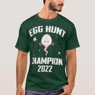 Funny Egg Hunt Champion 2022 Söndag Gravid Anno T Shirt
