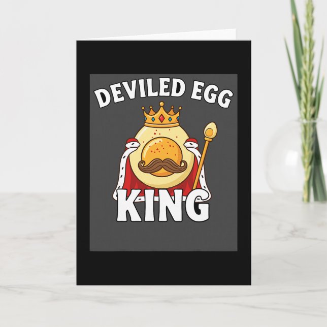 Funny Egg Pun Easter Brunch Thanksgiving Deviled E Kort (Framsida)
