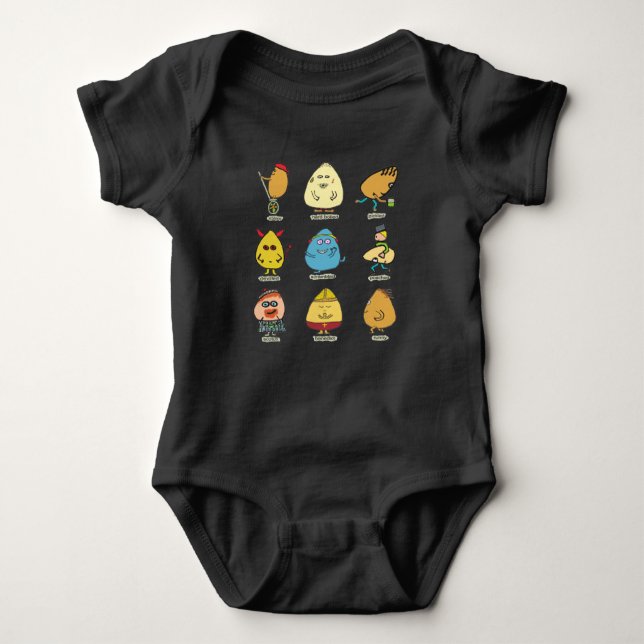 Funny Egg Puns T Shirt (Framsida)