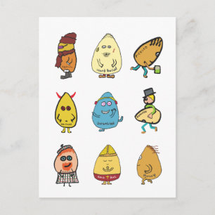 Funny Egg Puns Vykort