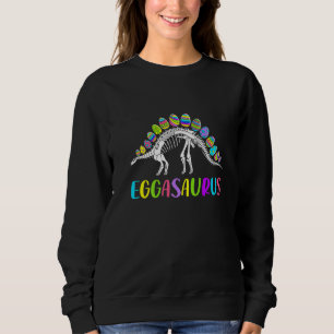 Funny Eggasaurus Stegosaurus Egg Dinosaur Lycklig T Shirt
