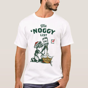 Funny Eggnog Drinking Santa julraspcoon Gift T Shirt