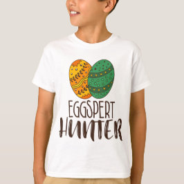 Funny Eggspert Hunter Påsk Pun Quote Humous T Shirt