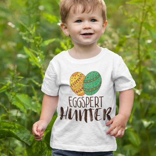 Funny Eggspert Hunter Påsk Pun som säger Humous T Shirt