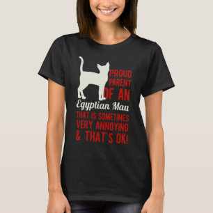 Funny Egyptian Mau Cat T Shirt