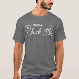 Funny Eid alFitr Mubarak Quote Lycklig Muslim Eid  T Shirt