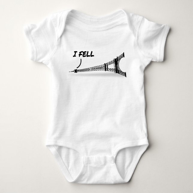 Funny Eiffel Torn Pun Tee (Framsida)