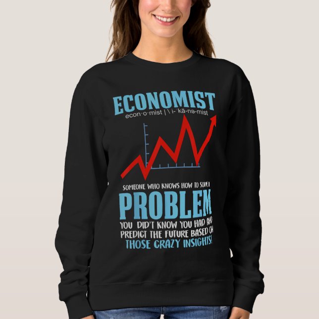 Funny ekonomistisk definition av nutida ekonomi t shirt (Framsida)