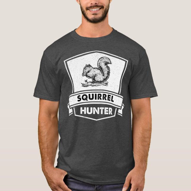 Funny ekorrel Hunting    HunterCool Sarcastic T Shirt (Framsida)