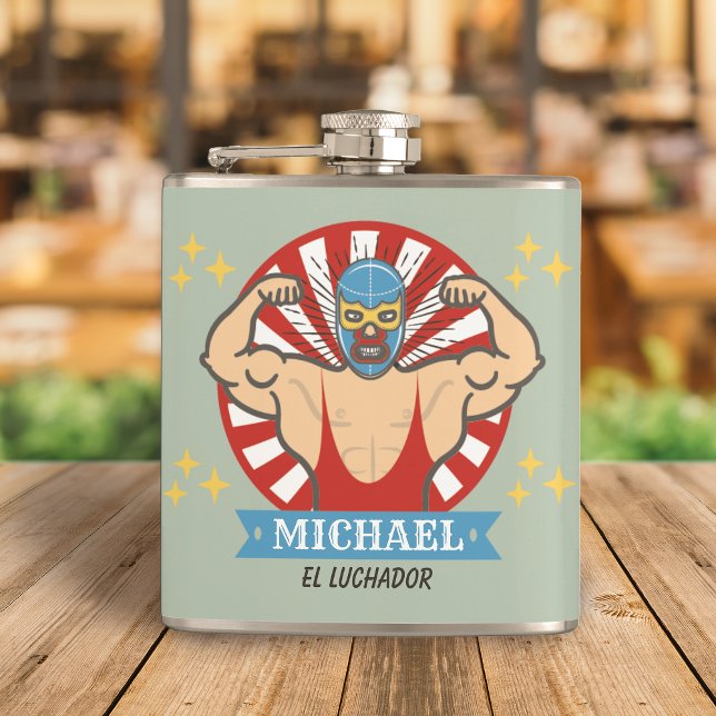 Funny El Luchador Mexican Lucha Libre Tequila Fickplunta (Skapare uppladdad)