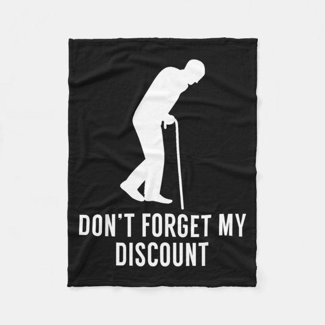 Funny Elderly Gag Gift Senior Citizen Gag - Don't  Fleecefilt (Framsidan)