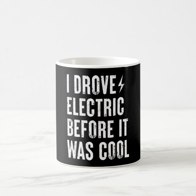 Funny Electric Fordon EV Car Gift Kaffemugg (Center)