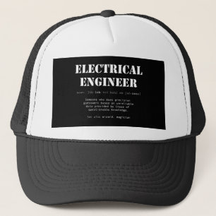 Funny Electrical Ingenjör Definition Gift Keps