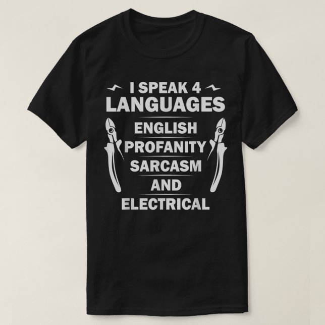 Funny Electrician Art Manar Women Electrical Engin T Shirt (Design framsida)