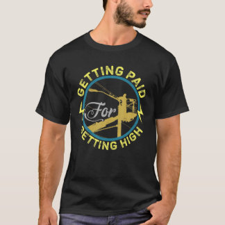 Funny Electrician Gift Electrical Power Lineman Me T Shirt