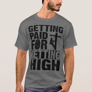 Funny Electrician Gift Electrical Power Lineman T Shirt