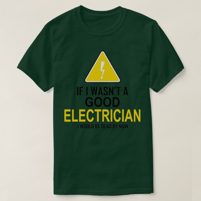 Funny Electrician Gift För manar Coola Bra Electri T Shirt (Design framsida)