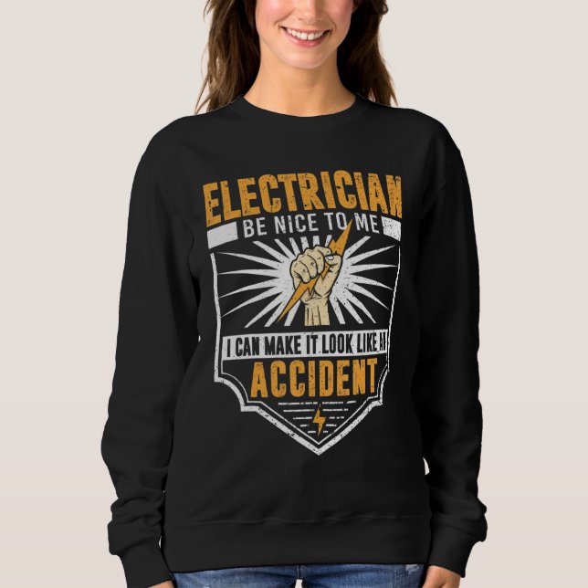 Funny Electrician Manar Electrical Ingenjör Humor  T Shirt (Framsida)