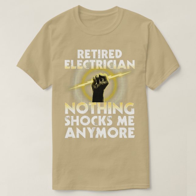 Funny Electrician Pension Art Manar Women Wireman T Shirt (Design framsida)