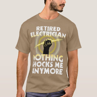 Funny Electrician Pension Art Manar Women Wireman T Shirt