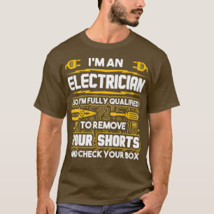 Funny Electrician presenterar Im en Electrician T Shirt