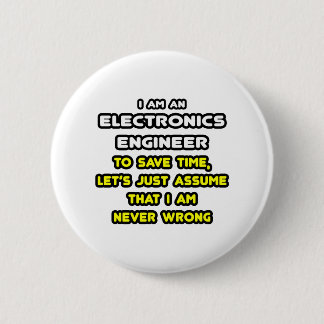 Funny Electronics Ingenjör T-Shirts and Gifts Knapp