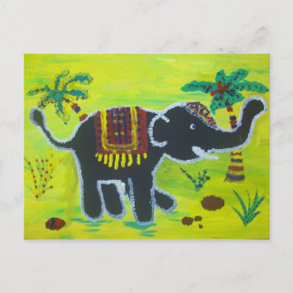 Funny elefant vykort