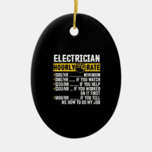 Funny elektrisk apparat, timtaxerat Manar Julgransprydnad Keramik