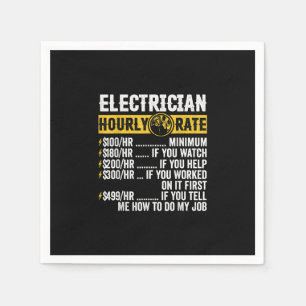 Funny elektrisk apparat, timtaxerat Manar Pappersservett