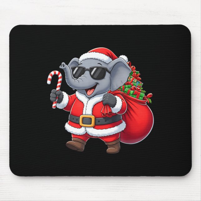 Funny Elephant Christmas Santa Outfit Xmas Boys Gi Musmatta (Framsidan)