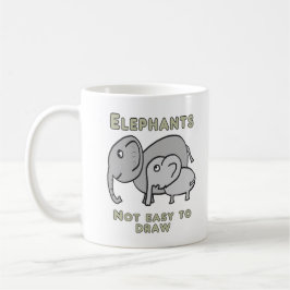 Funny Elephants Kaffemugg