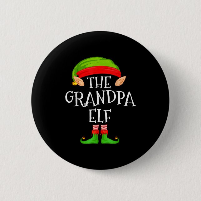 Funny Elf Family Christmas Grandpa Elf Sweater Mat Knapp (Framsida)