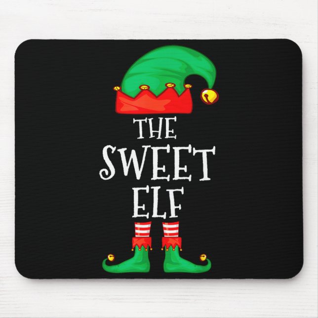Funny Elf Family Christmas The Sweet Elf Sweater M Musmatta (Framsidan)