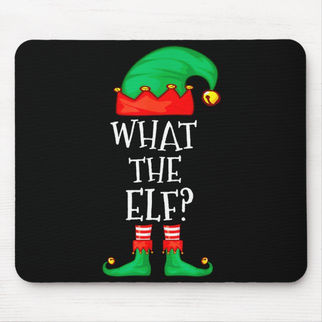 Funny Elf Family Christmas What The Elf Sweater Me Musmatta (Framsidan)