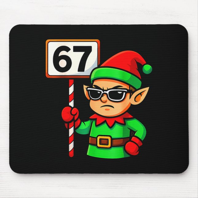 Funny Elf Six Seven 6 7 Meme Christmas Costume 67  Musmatta (Framsidan)