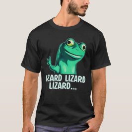 Funny Elio Lizard Button Meme T Shirt