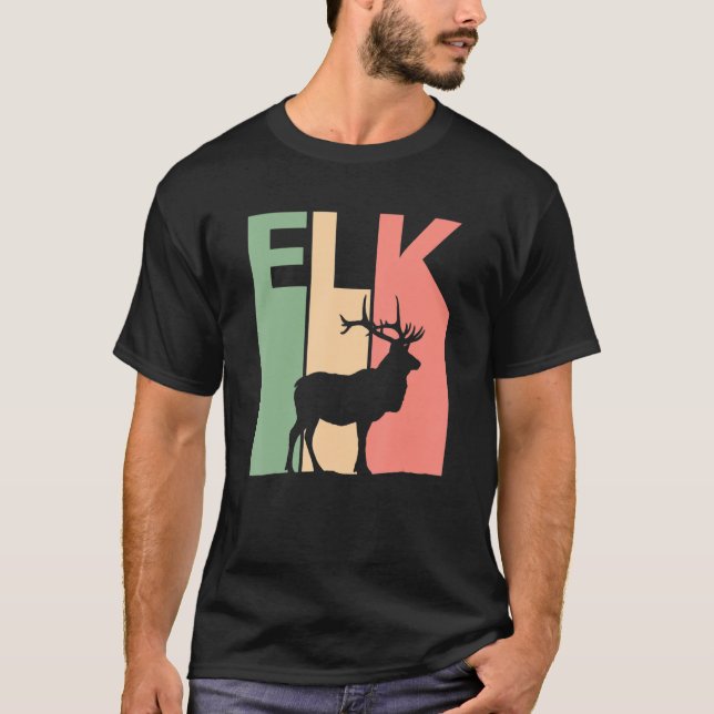 Funny Elk Costume T Shirt (Framsida)