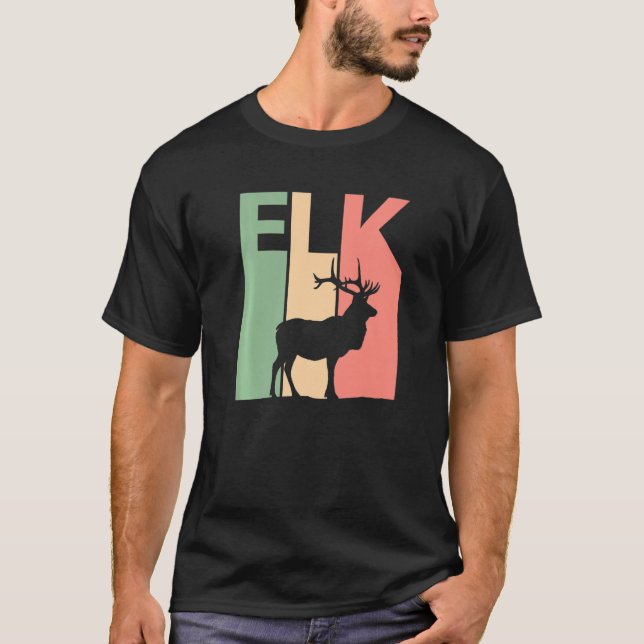 Funny Elk Costume T Shirt (Framsida)