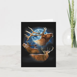 Funny Elk Hunting Shirt - Elk Shirt Elk Howling at Kort