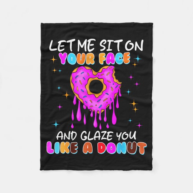 Funny Embarring Donut Dirty Shirts For Women Adult Fleecefilt (Framsidan)