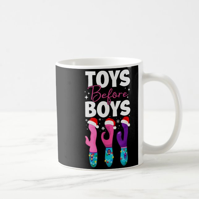 Funny Embarring Toys Before Boys Fun Adult Humour  Kaffemugg (Höger)