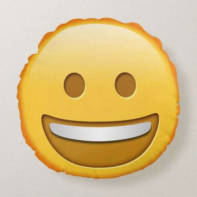 Funny Emoji Dekorativ kudde (Framsidan)