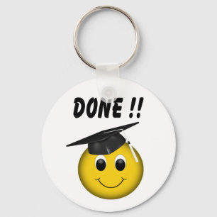 Funny Emoji "Ready" Studenten Nyckelring