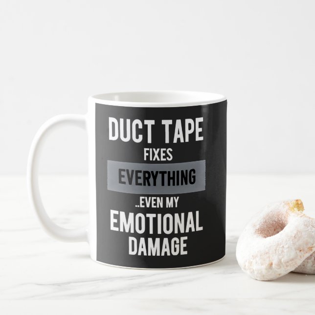 Funny Emotional Damage - Dark Dry Humor Graphic Kaffemugg (Med munk)