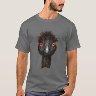 Funny Emu Bird - Coola Emu Illustration T Shirt