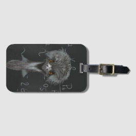 Funny Emu Einstein Bagagebricka