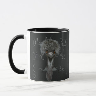 Funny Emu Einstein Mugg
