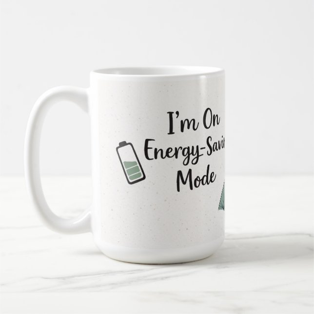 Funny Energy Saving Mug Kaffemugg (Vänster)